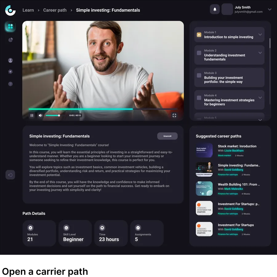 Feedback loop screen 2
