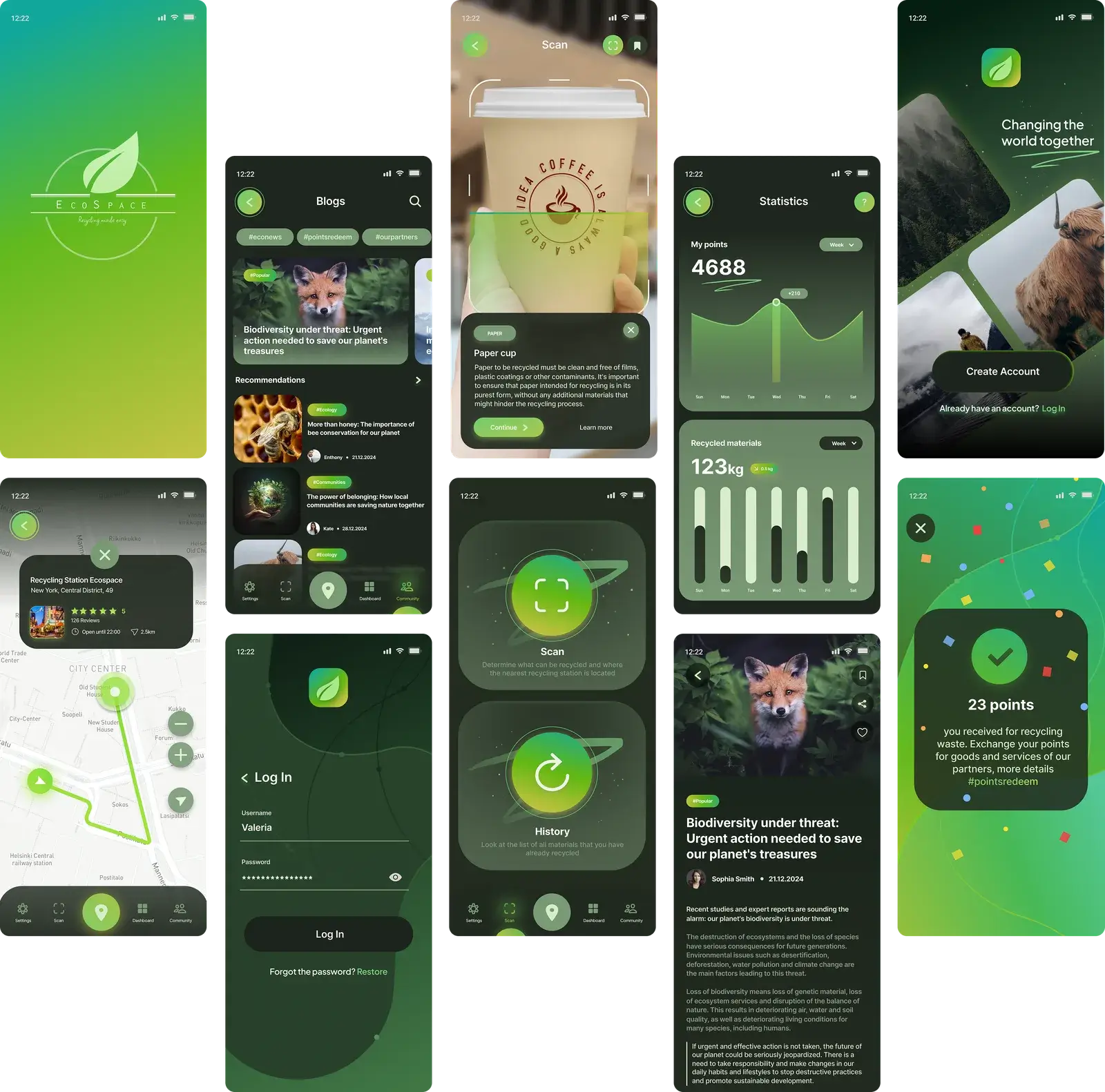 Ecospace visual design
