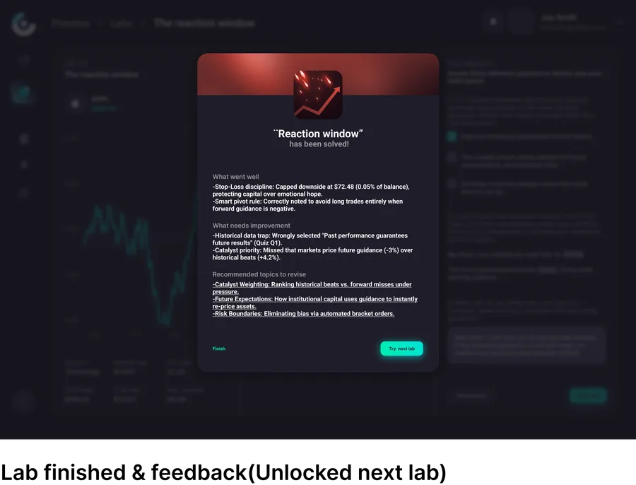 Intermediate feedback loop screen 6