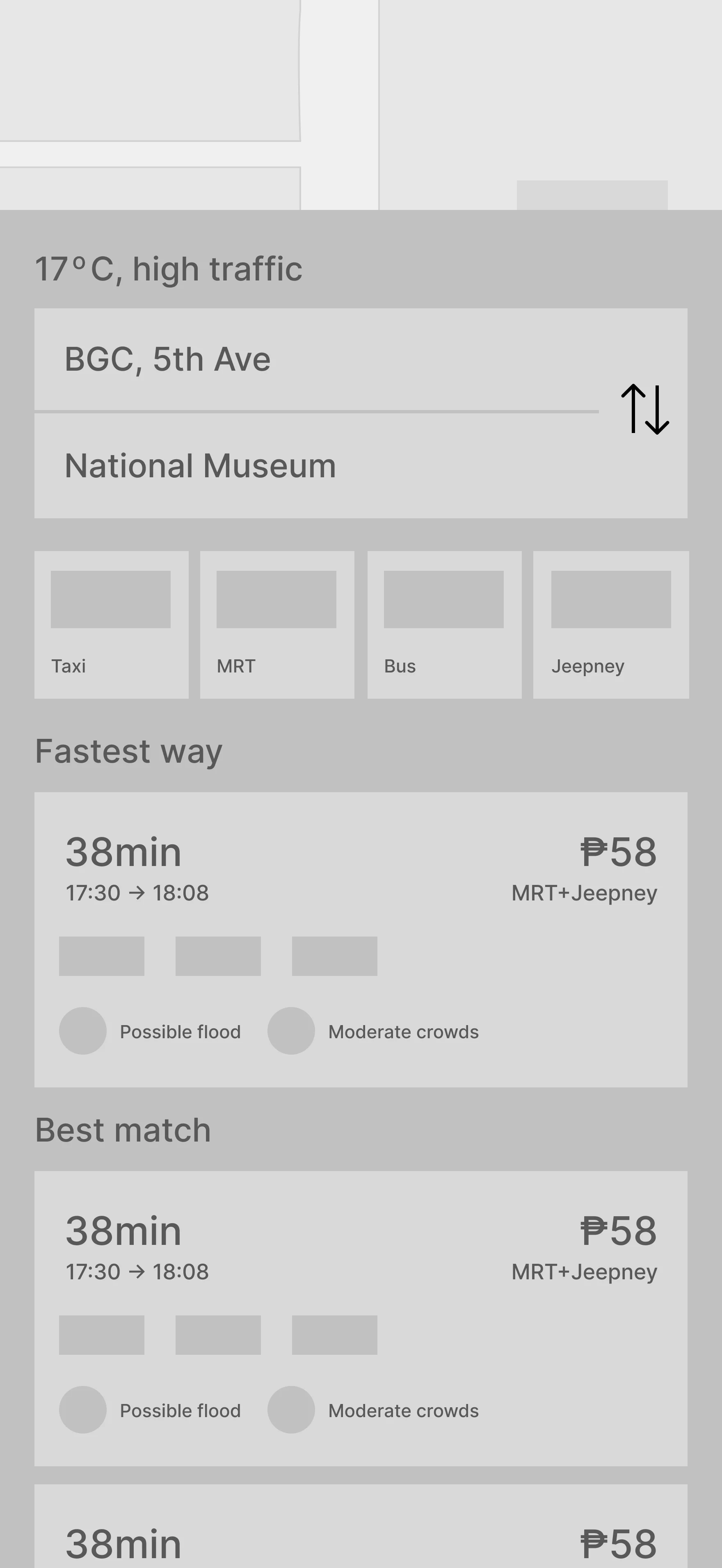 Testing iteration screen two